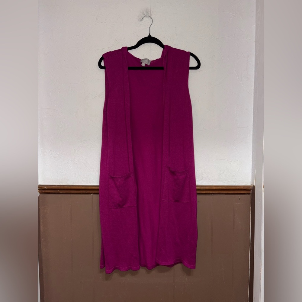 Cyrus - Purple Hooded Vest